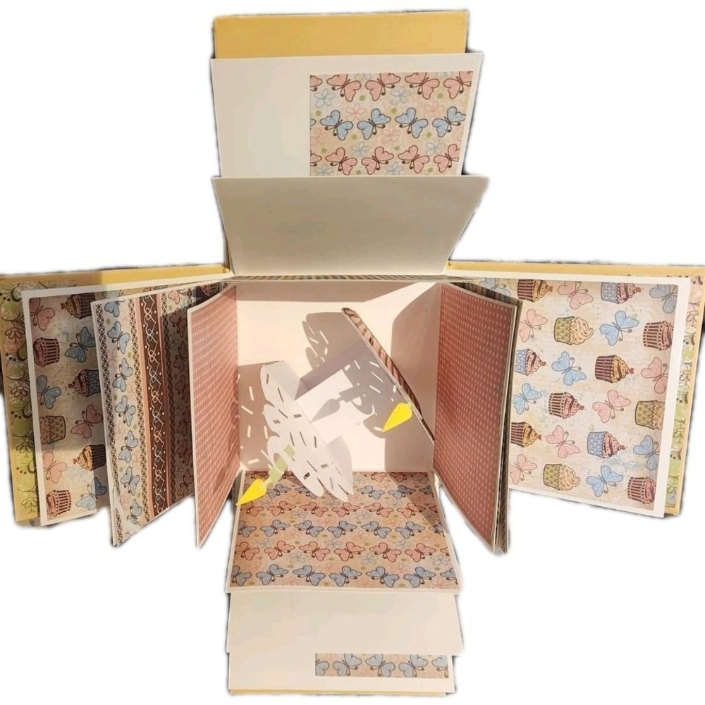 DIY Craft Explosion Box Surprise Photo‎ Album Scrapbook Anniversary